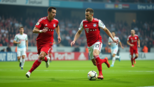 spannendes fu ballduell