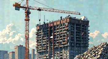 Abriss der Baustelle ️