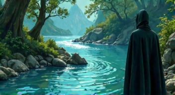 Der Fluss der Gedanken und Zeit ️
