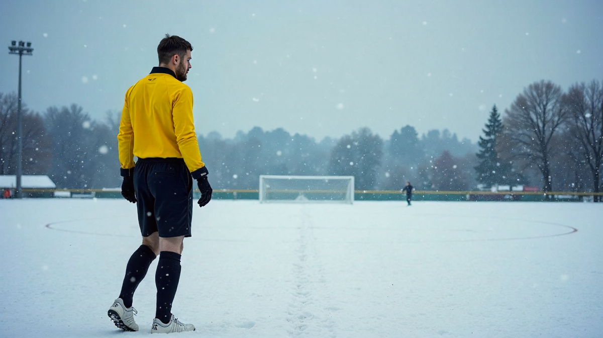 Schiedsrichter im Schnee: Die Herausforderung der Platzinspektion im Fußball
