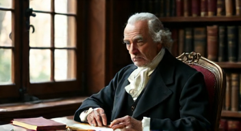 Ich bin Adam Smith, Ökonom (1723-1790) und betrachte die ökonomischen Konsequenzen (8/10)